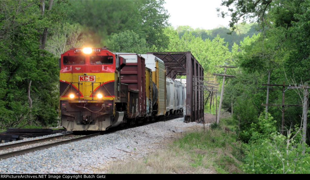 Off the bridge at Ottumwa..